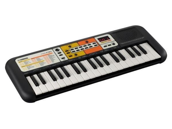 Yamaha PSS-F30, Digital synthesizer, 1,4 W, Knapper, Sort, LED, Batteri, USB