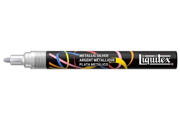 LQX tusj 2 mm metallisk sølv