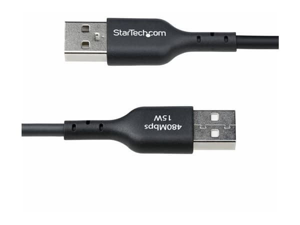 StarTech 1ft (30cm) USB-A to USB-C Charging Cable, Charger Cord - USB-kabel - USB (hann) til USB-C (hann) - USB 2.0 - 3 A - 30 cm - halogenfri, pas...