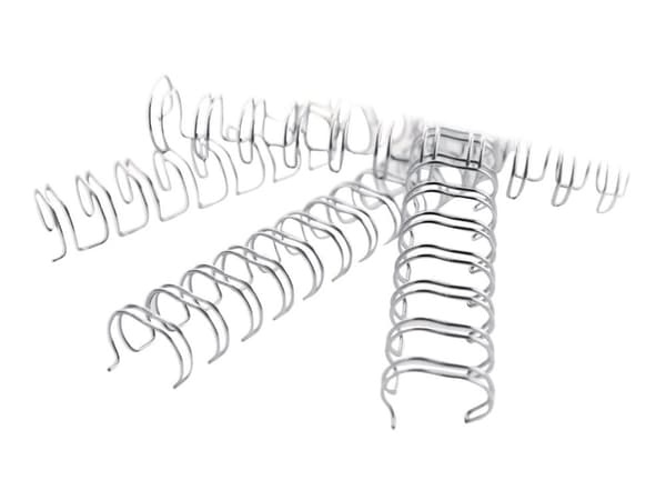 GBC WireBind - 4 mm - A4 (210 x 297 mm) - silver - 250 stk bindningstråd - för WireBind W20, W25E