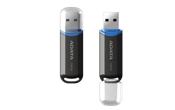 ADATA Classic Series C906 - USB-flashstasjon - 32 GB - USB 2.0 - svart