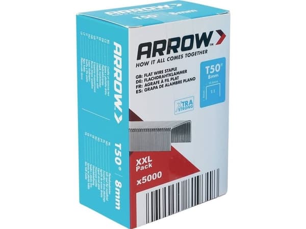 Arrow Tool Group 819318 Flad tråd hæfteklammer Type 50 5000 stk