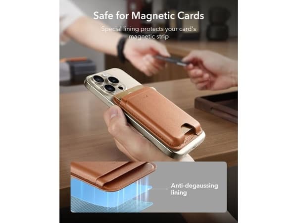 ESR HaloLock magnetic wallet (brown)