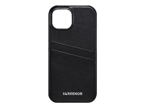 Screenor 44050FC, Suojus, Apple, iPhone 13 / 14, 15,5 cm (6.1"), musta