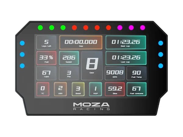 Moza Racing Controller RS072 / CM2 Racing Dash, musta