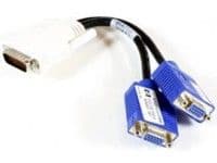 HP VGA `Y` cable adapter, 0,19 m, DMS, 2 x VGA (D-Sub), Uros, Uros