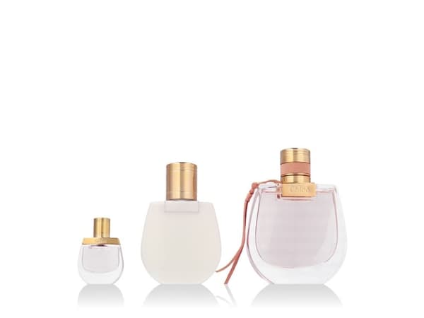 Chloé Nomade set: Eau de Parfum 75 ml + mini 5 ml + body lotion 100 ml