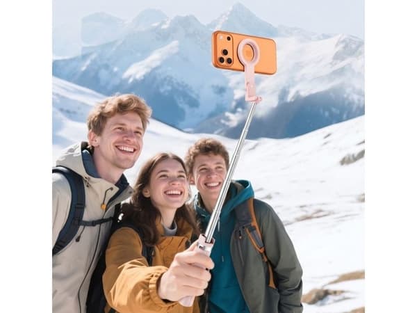 Selfiestick 4-pack TECH-PROTECT L11S Magsafe Bluetooth stativ rosa