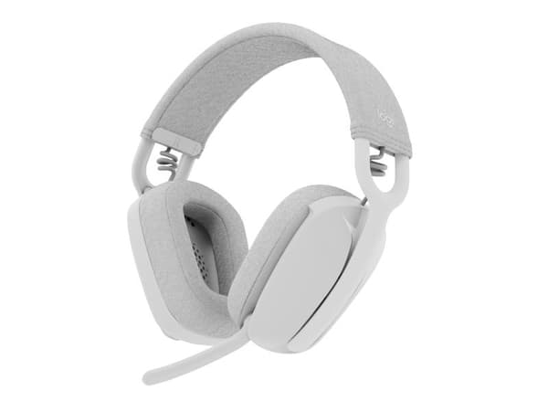 Logitech Zone Vibe 100 - Headset - Bluetooth - trådlöst - Off-white