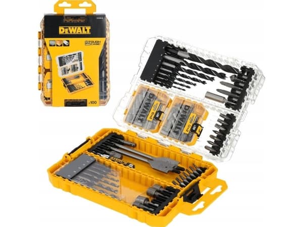 DEWALT bor- og bitsett 100 deler