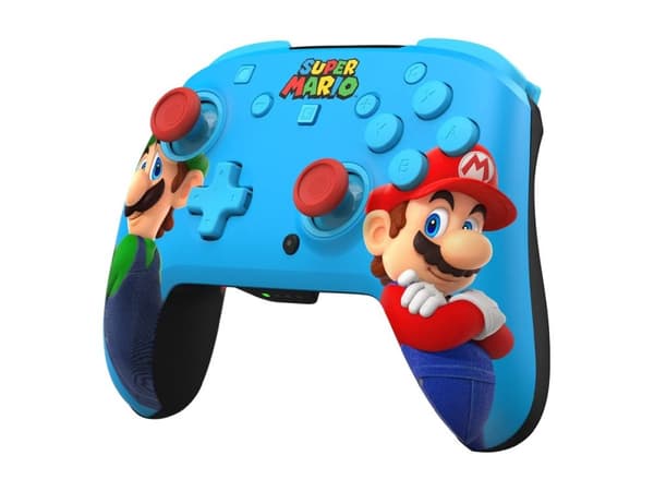 Turtle Beach Rematch - Spelkontroll - trådlös - Mario & Luigi - för Nintendo Switch, Nintendo Switch 2, Nintendo Switch Lite, Nintendo Switch OLED