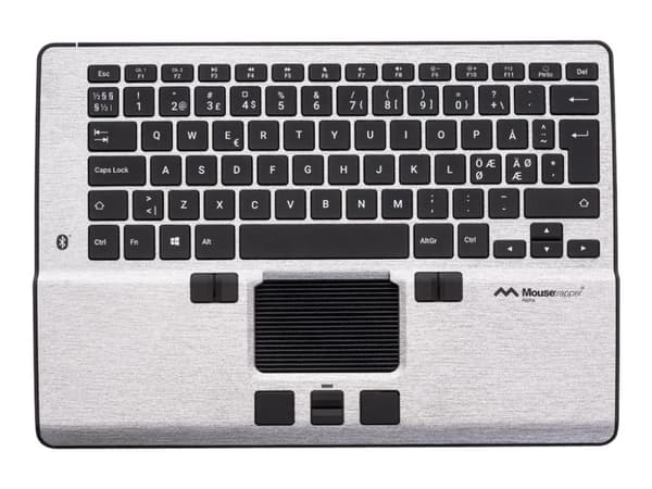 Mousetrapper Alpha - Tastatur med touchpad - trådløst - USB, Bluetooth 4.2