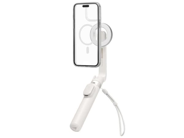 Selfie stick Spigen S571W MagSafe Bluetooth with tripod - beige