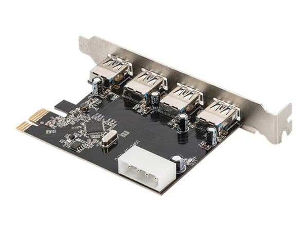 DIGITUS - USB-adapter - PCIe 2.0 - USB 3.0 x 4