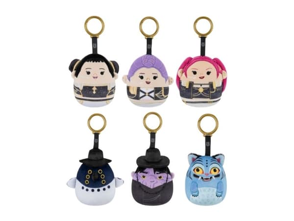 SQUISHMALLOWS KPOP DEMON HUNTERS CLIP-ON PLUSH ASS - assorted