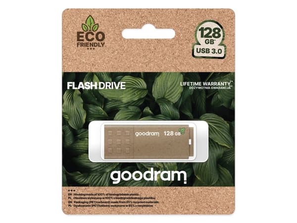 GOODRAM UME3 Eco Friendly - USB-flashstasjon - 128 GB - USB 3.0