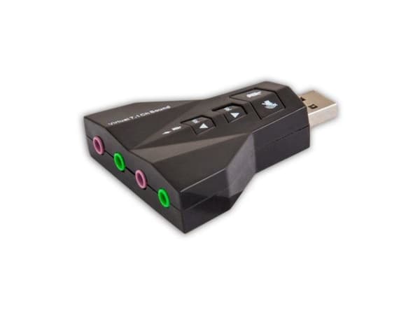 SAVIO AK-08 - Lydkort - 16-bit - 7.1 - USB 2.0