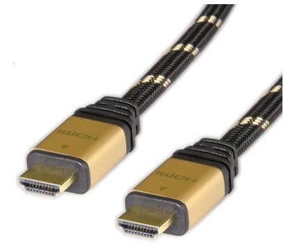 ROLINE GOLD HDMI HS Cable. A-A. M/M. Black. 2.0m