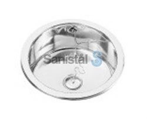 Juvel Barents vask BC313 Ø31 cm med prop, børstet