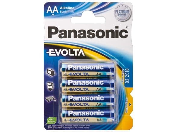 Panasonic Evolta LR6EGE - Batteri 4 x AA-typ - alkaliskt