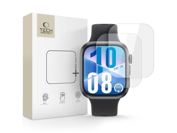 4kom.pl hydrogel film TECH-PROTECT HYDRO FLEX+ 2-pk til HUAWEI WATCH FIT 3/4 - CLEAR