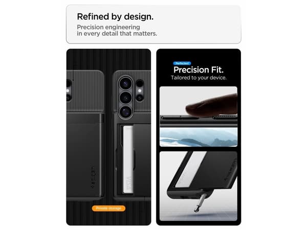 Spigen Slim Armor CS etui Galaxy S26 Ultra sort