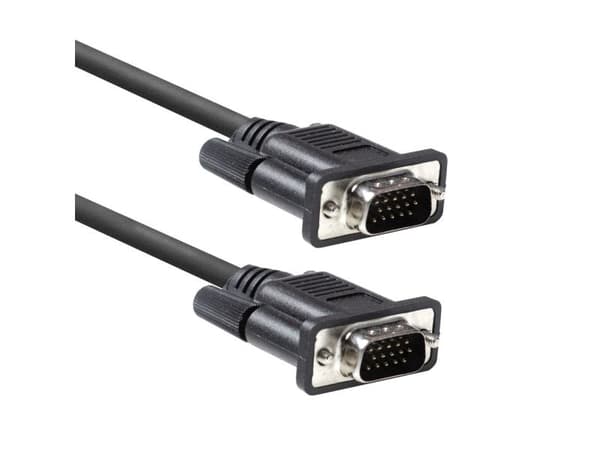 ACT AC3510 VGA-kabel 1,8 m VGA (D-Sub) Sort