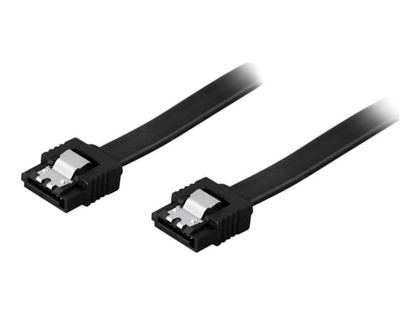 DELTACO SATA-1002 - SATA-kabel - SATA (hun) til SATA (hun) - 70 cm - sort