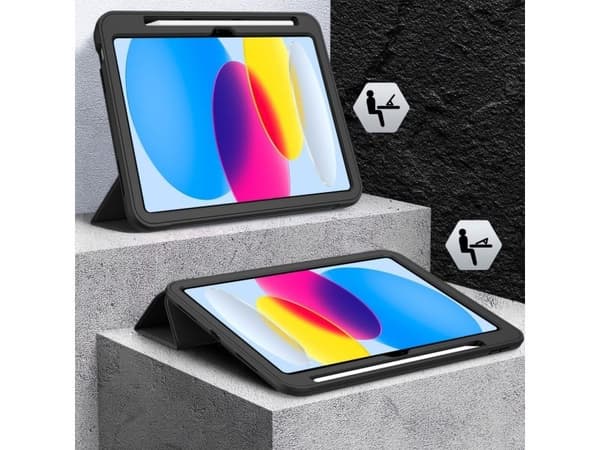 Tech-Protect Endurance-deksel til iPad 10,9” (10/2022) / 11” (11/2025) - sort