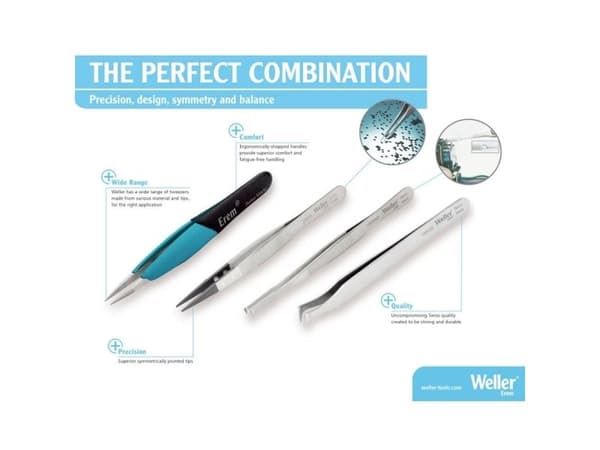 Weller Erem® 23SAM160 precisionstweezers