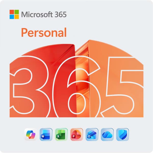 Microsoft 365 Personal Subscription 1 year - Medialess Box - Svenska