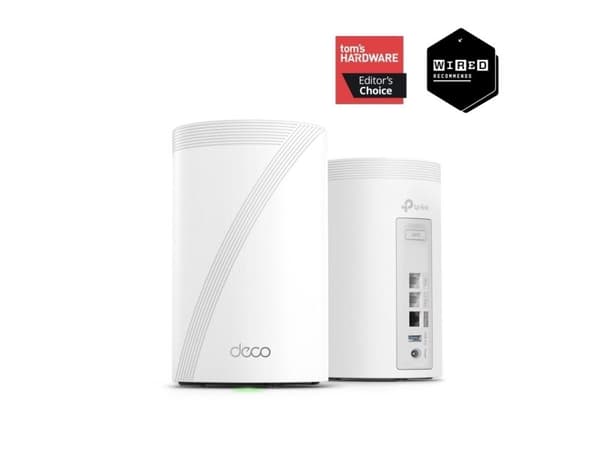 TP-Link Deco BE68 tri-bånd mesh-system, 2 stk