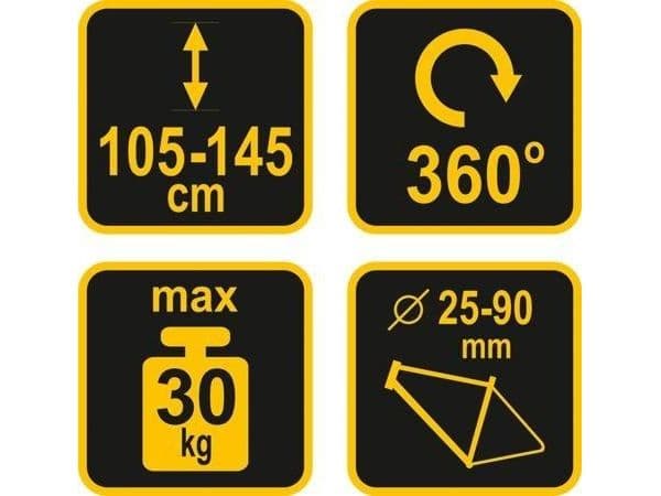 VOREL stativ för service av cyklar **