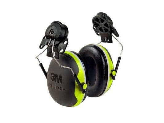3M X4P3E, Hodebånd, Konstruksjon, Sort, Grønn, 25 dB, Trådløs