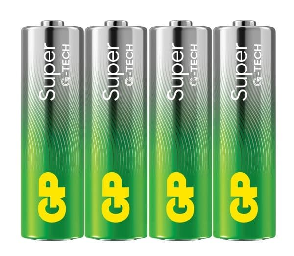 GP Super Alkaline AA-batteri 15A/LR6 4-pak