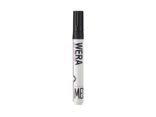 Marker, BNT Wera, 2-3MM, Rund spids sort, permanent - (12 stk.)