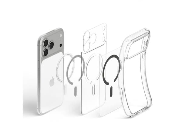 Spigen Ultra Hybrid MagSafe Case for iPhone 18 Pro Max / 17 Pro Max - Clear Graphite