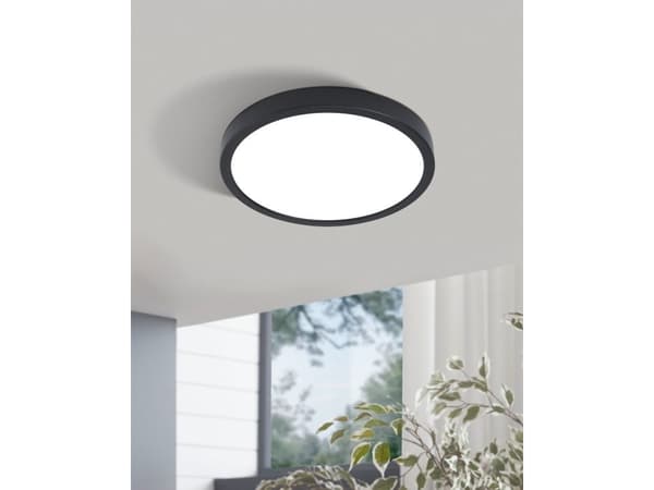 EGLO FUEVA 5 LED plafond i sort stål