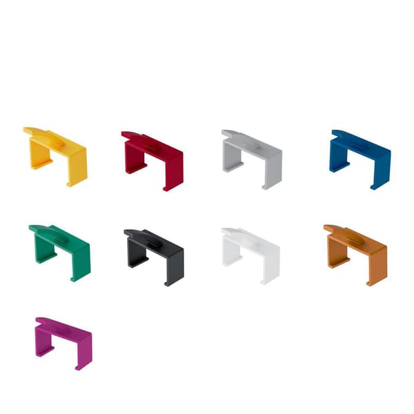 Klipsit Slim &amp; Bendable-sarjaan 20 kpl keltainen