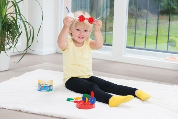 Lena Rondi Building box assortment, 4 År, 55 styck, Plast