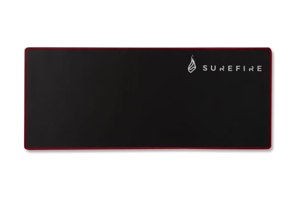 Surefire Gaming Silent Flight 680 - Gaming Musemåtte - 68 x 28 cm. - Sort/Rød