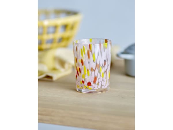 BLOOMINGVILLE Lilya dricksglas, Rosa, Glas