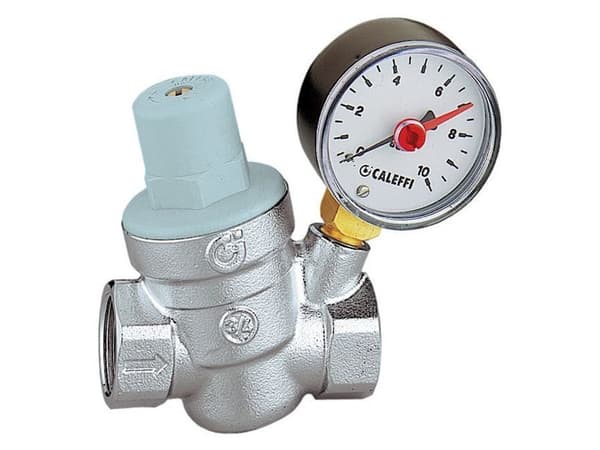 Caleffi trykkregulator vann 3/4" 16 bar med manometer (533251)