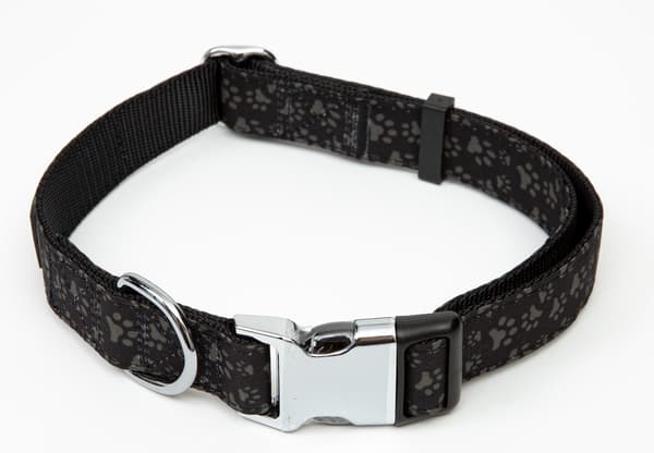 Paw Love - Halsbånd hund (Medium) - Sort