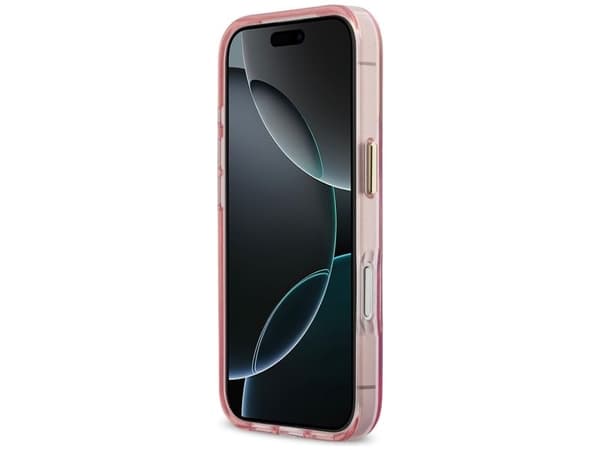 Karl Lagerfeld IML Choupettes Karl Script MagSafe-deksel til iPhone 17 Pro Max - Rosa