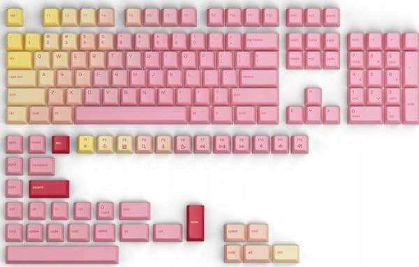 Glorious GPBT keycaps - Pink Grapefruit (GLO-KC-GPBT-PG)