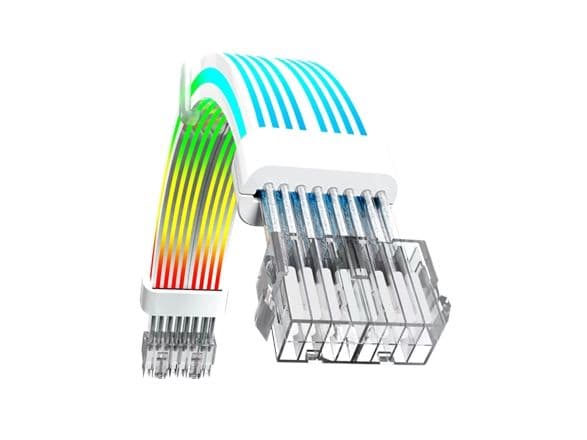 Gamemax | PSU Extension cable | VGA/CPU 2x8PIN-B | White