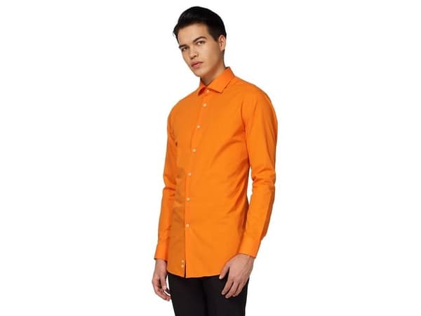 Orange skjorte