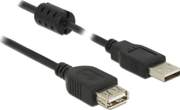 Delock - USB forlængerkabel - USB (han) til USB (hun) - USB 2.0 - 3 m - lajittelu