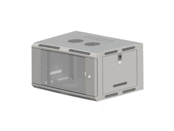 ALANTEC - Rack skåp - grå - 12U - 19"